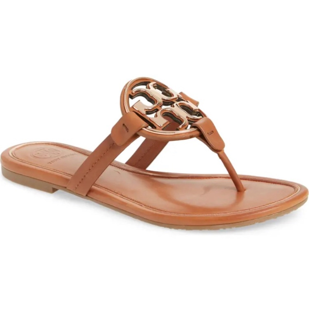 Tory Burch metal miller calf leather